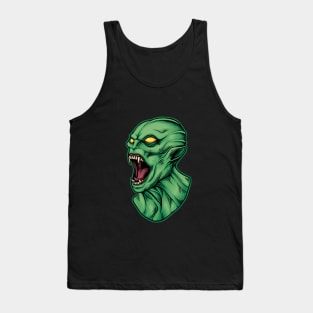 Alien Head Tank Top